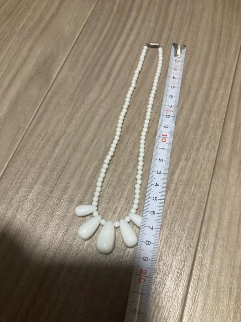 1785.未使用☆陶器とビーズ☆ショートネックレス☆チョーカー < 女性アクセサリー/時計  1785.未使用☆陶器とビーズ☆ショートネックレス☆チョーカー < 女性アクセサリー/時計の