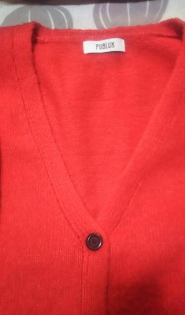 PUBLIX ふわふわニットカーディガン オレンジ フリーサイズ 長袖カーディガン Vネックニット モヘア < 女性ファッション PUBLIX ふわふわニットカーディガン オレンジ フリーサイズ 長袖カーディガン Vネックニット モヘア < 女性ファッションの