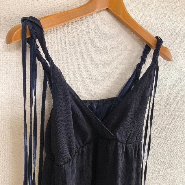 新品!!◆Duras/デュラス◆リボン巻きキャミソール★ネイビーF*秋コーデ♪ < ブランド 新品!!◆Duras/デュラス◆リボン巻きキャミソール★ネイビーF*秋コーデ♪ < ブランドの