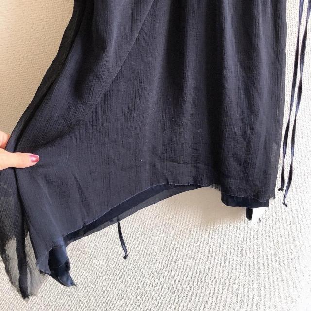 新品!!◆Duras/デュラス◆リボン巻きキャミソール★ネイビーF*秋コーデ♪ < ブランド 新品!!◆Duras/デュラス◆リボン巻きキャミソール★ネイビーF*秋コーデ♪ < ブランドの