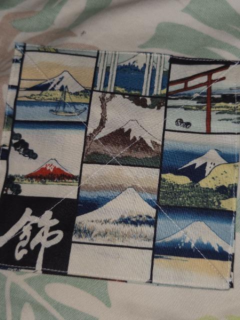 ★新品生成×葛飾北斎富士山柄コースター2枚セット < キッズ/ベビー  ★新品生成×葛飾北斎富士山柄コースター2枚セット < キッズ/ベビーの