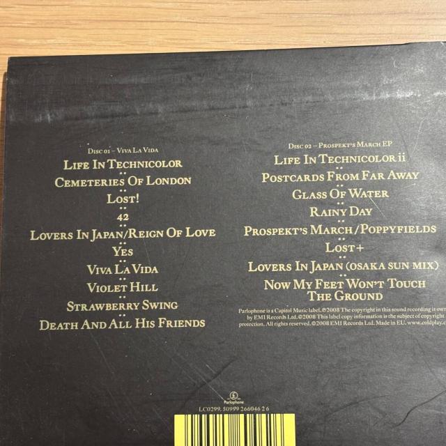 yCOLDPLAYzVIVA LA VIDA  CD/DVD/rfI 