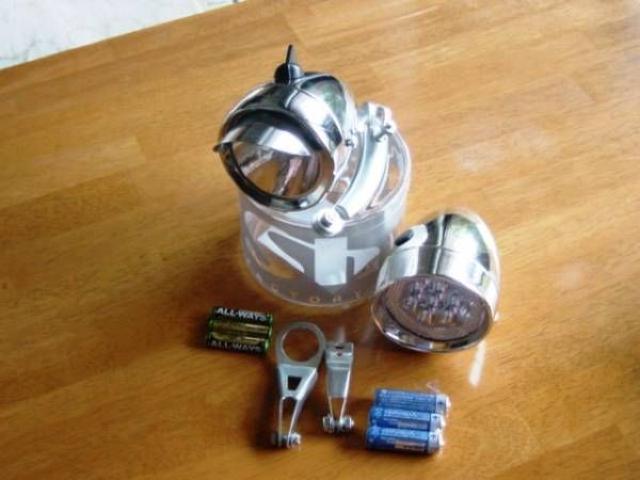 ★ツバ付砲弾スチルライト&★点滅7LED砲弾ライトセットCP < レジャー/スポーツ  ★ツバ付砲弾スチルライト&★点滅7LED砲弾ライトセットCP < レジャー/スポーツの