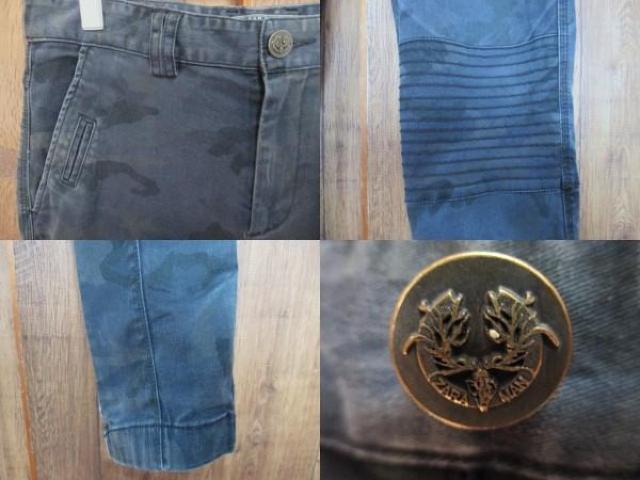 ☆ZARA/ザラ カモフラージュ柄 スキニーパンツ/メンズ/M < ブランド  ☆ZARA/ザラ カモフラージュ柄 スキニーパンツ/メンズ/M < ブランドの