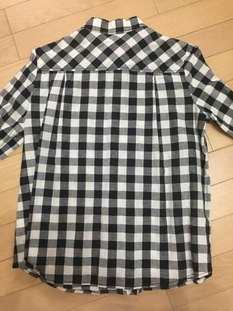 CHILD WOMAN 2way 黒×白チェック柄長袖シャツ < ブランド  CHILD WOMAN 2way 黒×白チェック柄長袖シャツ < ブランドの