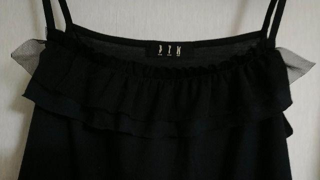 BPN2wayフリル黒キャミOP◆60%オフ◆未使用即決 < ブランド  BPN2wayフリル黒キャミOP◆60%オフ◆未使用即決 < ブランドの