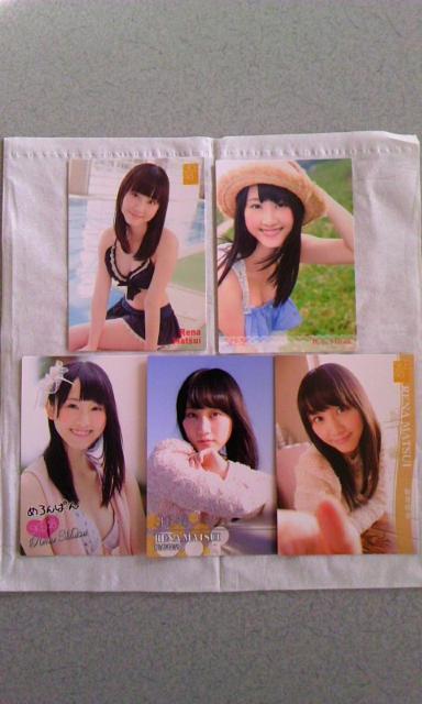 SKE48トレーディングコレクション・松井玲奈レギュラーカード5枚 < タレントグッズ  SKE48トレーディングコレクション・松井玲奈レギュラーカード5枚  < タレントグッズの