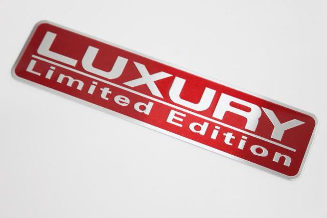 LUXURY LIMITED EDITION  エンブレム プレート < 自動車/バイク LUXURY LIMITED EDITION  エンブレム プレート < 自動車/バイク