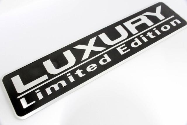 LUXURY LIMITED EDITION  エンブレム プレート < 自動車/バイク LUXURY LIMITED EDITION  エンブレム プレート < 自動車/バイク