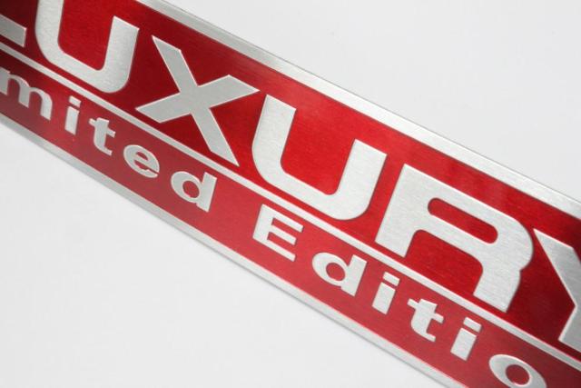 LUXURY LIMITED EDITION  エンブレム プレート < 自動車/バイク LUXURY LIMITED EDITION  エンブレム プレート < 自動車/バイク