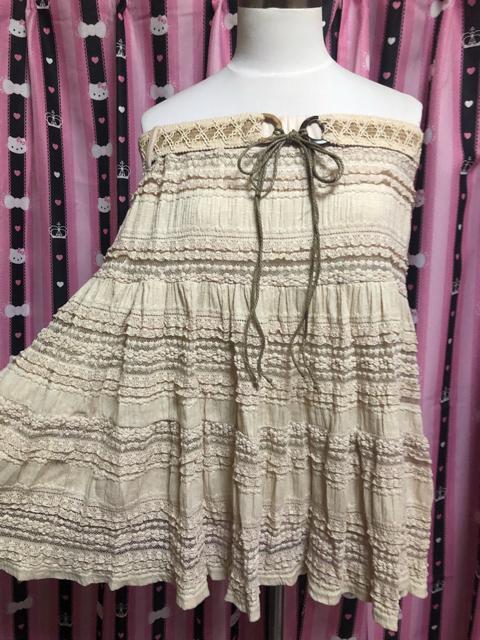 新品タグ付★3L★ベルト付きひざ丈フレアスカート★ベージュ < 女性ファッション 新品タグ付★3L★ベルト付きひざ丈フレアスカート★ベージュ < 女性ファッションの