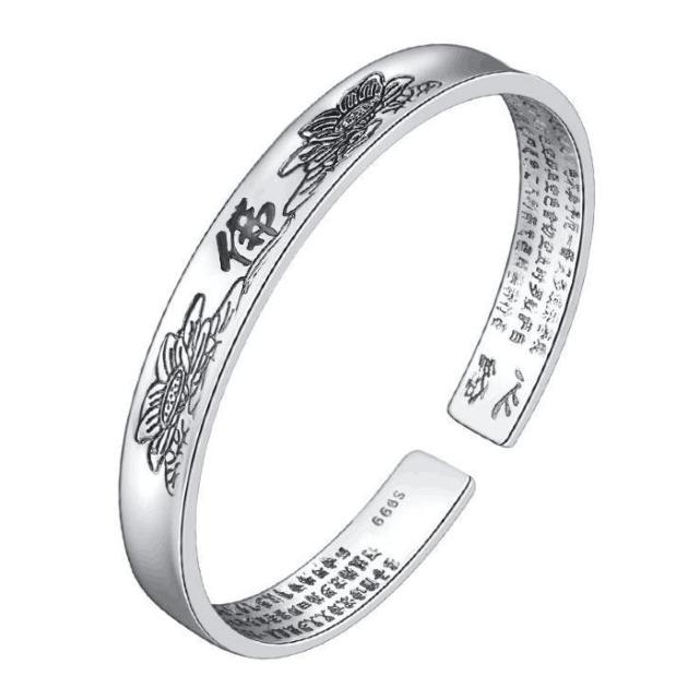 送料無料※高級感 彫刻 般若心経 厄除 蓮 フリーサイズ ブレスレット お守り 贈り物 男女兼用 シルバー 新品 < 女性アクセサリー/時計 送料無料※高級感 彫刻 般若心経 厄除 蓮 フリーサイズ ブレスレット お守り 贈り物 男女兼用 シルバー 新品 < 女性アクセサリー/時計の