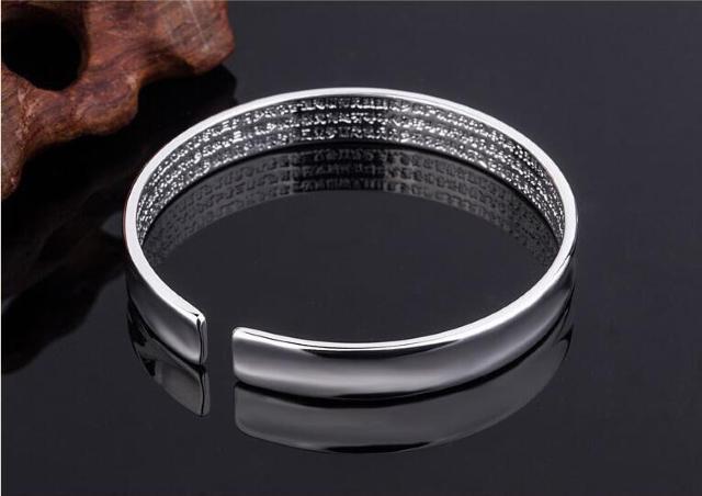 送料無料※高級感 彫刻 般若心経 厄除 蓮 フリーサイズ ブレスレット お守り 贈り物 男女兼用 シルバー 新品 < 女性アクセサリー/時計 送料無料※高級感 彫刻 般若心経 厄除 蓮 フリーサイズ ブレスレット お守り 贈り物 男女兼用 シルバー 新品 < 女性アクセサリー/時計の