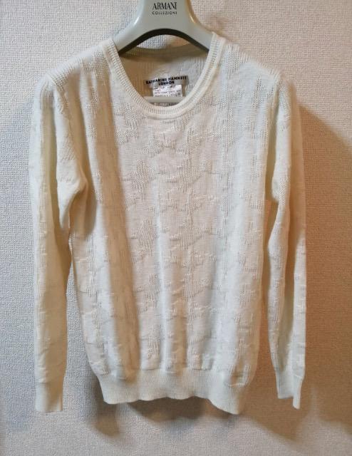 特価★極美品キャサリンハムネットニットプルオーバー人気ブランド乳白色オシャレセクシー < 男性ファッション  特価★極美品キャサリンハムネットニットプルオーバー人気ブランド乳白色オシャレセクシー  < 男性ファッションの