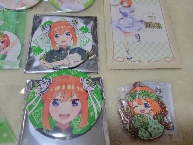 中野四葉 五等分の花嫁 缶バッジ アクリルスタンド クリアファイル他 < アニメ/コミック/キャラクター 中野四葉 五等分の花嫁 缶バッジ アクリルスタンド クリアファイル他 < アニメ/コミック/キャラクターの