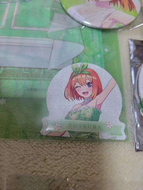 中野四葉 五等分の花嫁 缶バッジ アクリルスタンド クリアファイル他 < アニメ/コミック/キャラクター 中野四葉 五等分の花嫁 缶バッジ アクリルスタンド クリアファイル他 < アニメ/コミック/キャラクターの