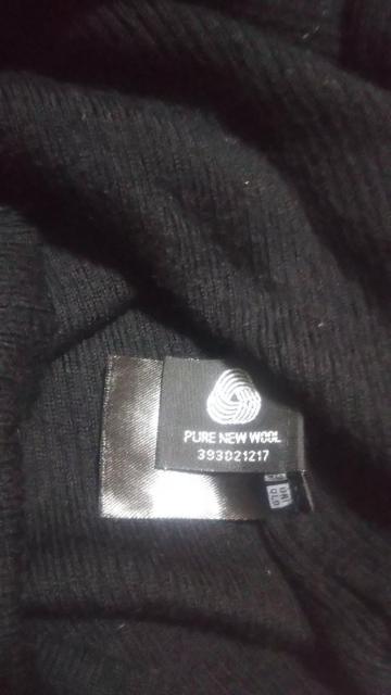 UNIQLO タートルネックリブニットSサイズ黒 ウール100%手洗い可 毛100% レディース長袖ニット セーター < ブランド  UNIQLO タートルネックリブニットSサイズ黒 ウール100%手洗い可 毛100% レディース長袖ニット セーター < ブランドの