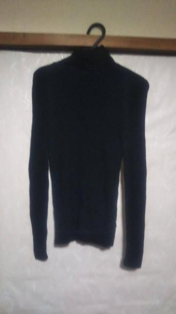 UNIQLO タートルネックリブニットSサイズ黒 ウール100%手洗い可 毛100% レディース長袖ニット セーター < ブランド  UNIQLO タートルネックリブニットSサイズ黒 ウール100%手洗い可 毛100% レディース長袖ニット セーター < ブランドの