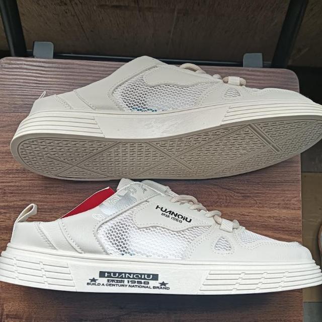 新品 27cm 27.5cm メンズ スニーカー オフホワイト シューズ サボ < 男性ファッション  新品 27cm 27.5cm メンズ スニーカー オフホワイト シューズ サボ < 男性ファッションの