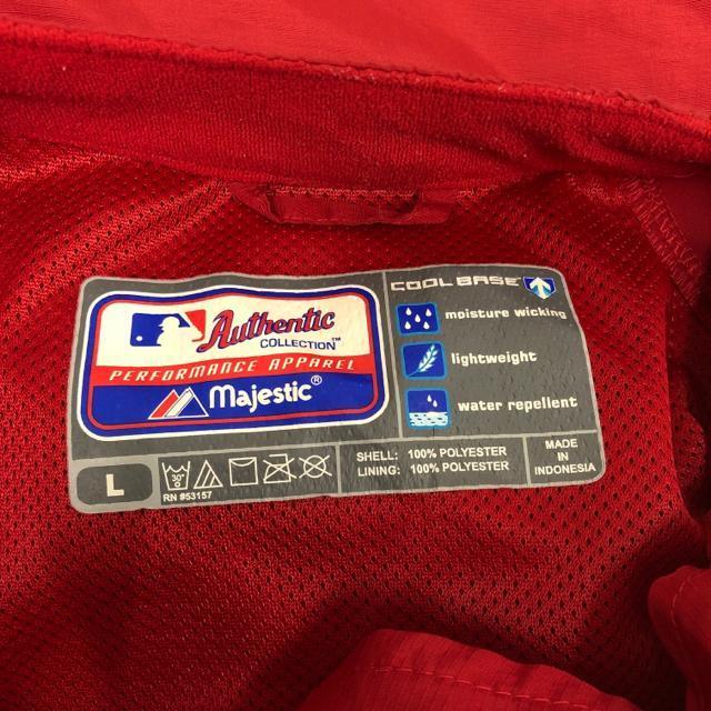 即決 Majestic REDSOX レッドソックス ハーフジップブルゾン < 男性ファッション  即決 Majestic REDSOX レッドソックス ハーフジップブルゾン < 男性ファッションの