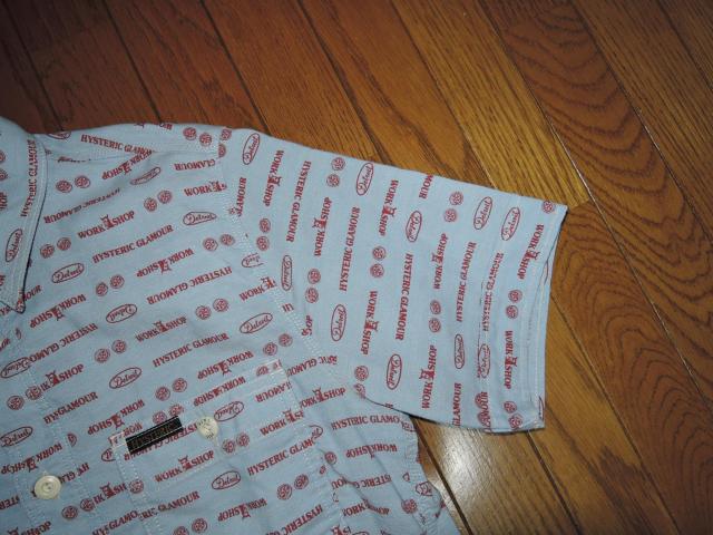 HYSTERIC GLAMOUR ヒステリックグラマー 総柄シャツ S デビル ガール柄 ロゴ LOGO 半袖シャツ WORK < ブランド  HYSTERIC GLAMOUR ヒステリックグラマー 総柄シャツ S デビル ガール柄 ロゴ LOGO 半袖シャツ WORK < ブランドの