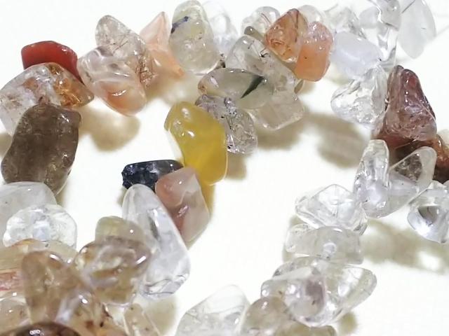 天然石★MIXルチル さざれ 1連 < 女性アクセサリー/時計 天然石★MIXルチル さざれ 1連 < 女性アクセサリー/時計の