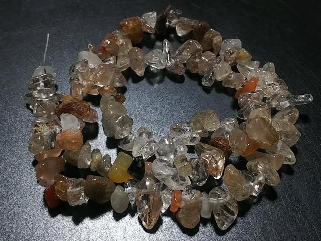 天然石★MIXルチル さざれ 1連 < 女性アクセサリー/時計 天然石★MIXルチル さざれ 1連 < 女性アクセサリー/時計の