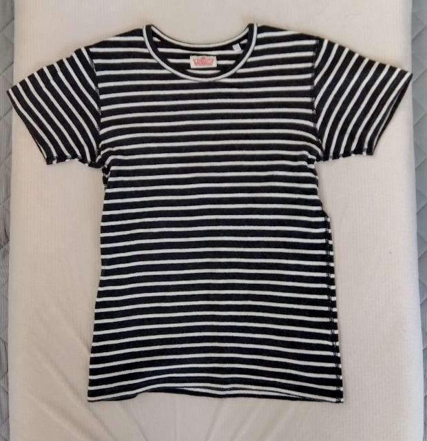 ★ハリウッドランチマーケット・ハリラン★フライス★ボーダー・Tシャツ★中古★ < 女性ファッション ★ハリウッドランチマーケット・ハリラン★フライス★ボーダー・Tシャツ★中古★ < 女性ファッションの