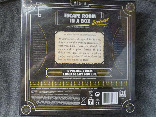 �{�[�h�Q�[���uESCAPE ROOM IN THE BOX�vT37 �� ��������� 