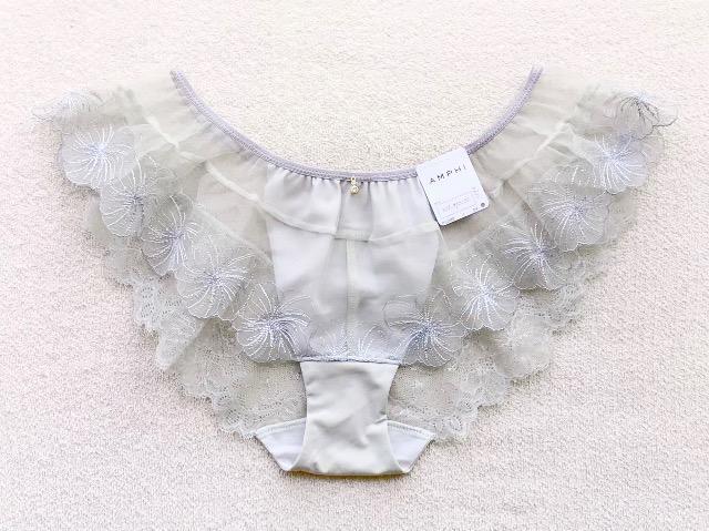 Wacoal AMPHI ショーツ Lサイズ シースルー&レース グレー < 女性ファッション Wacoal AMPHI ショーツ Lサイズ シースルー&レース グレー < 女性ファッションの