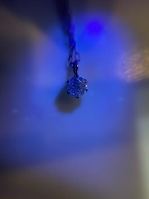 Pt850 Pt900 �_�C�������h0.07ct �ꗱ�l�b�N���X �v���`�i �\���e�B�A ���t�� �l�b�N���X �v���`�i �_�C�������h �� �����A�N�Z�T���[/���v�� 