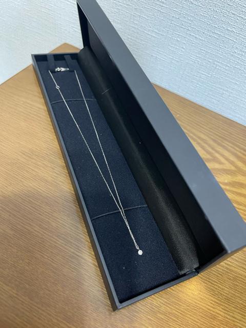 Pt850 Pt900 �_�C�������h0.07ct �ꗱ�l�b�N���X �v���`�i �\���e�B�A ���t�� �l�b�N���X �v���`�i �_�C�������h �� �����A�N�Z�T���[/���v�� 