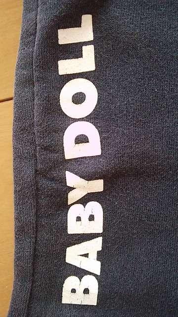 中古ロゴハーフパンツ80紺ベビドBABYDOLLベビードール < ブランド  中古ロゴハーフパンツ80紺ベビドBABYDOLLベビードール < ブランドの