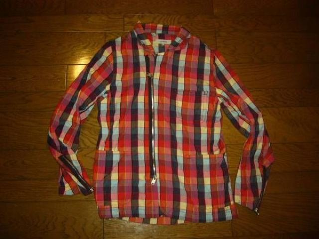 nonnativeノンネイティブ薄手チェックシャツライダースJKT1 < ブランド  nonnativeノンネイティブ薄手チェックシャツライダースJKT1  < ブランドの