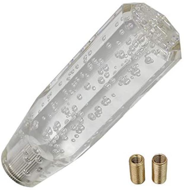 クリスタルシフトノブ 八角 150mm クリア < 自動車/バイク クリスタルシフトノブ 八角 150mm クリア < 自動車/バイク