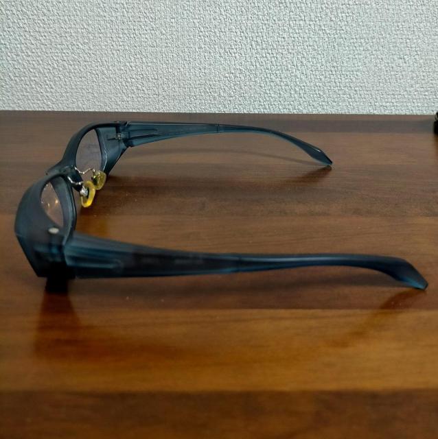◆ジンス jins frame サングラス メガネ 眼鏡 度あり 中古品 < 男性ファッション  ◆ジンス jins frame サングラス メガネ 眼鏡 度あり 中古品 < 男性ファッションの