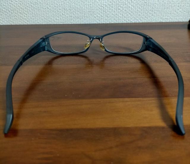 ◆ジンス jins frame サングラス メガネ 眼鏡 度あり 中古品 < 男性ファッション  ◆ジンス jins frame サングラス メガネ 眼鏡 度あり 中古品 < 男性ファッションの