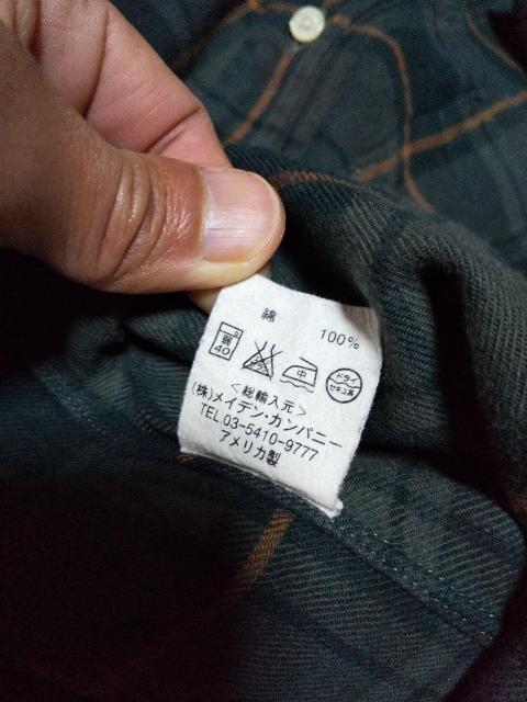 individualized shirts BD 長袖 ネルシャツ 14-31 XS〜Sサイズ チェック柄 グリーン USA製 < 男性ファッション  individualized shirts BD 長袖 ネルシャツ 14-31 XS〜Sサイズ チェック柄 グリーン USA製 < 男性ファッションの