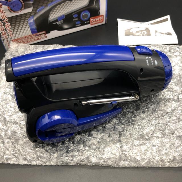 即決 パワーチャージ ライト&FMラジオ 手動式 < 家電/AV  即決 パワーチャージ ライト&FMラジオ 手動式 < 家電/AVの