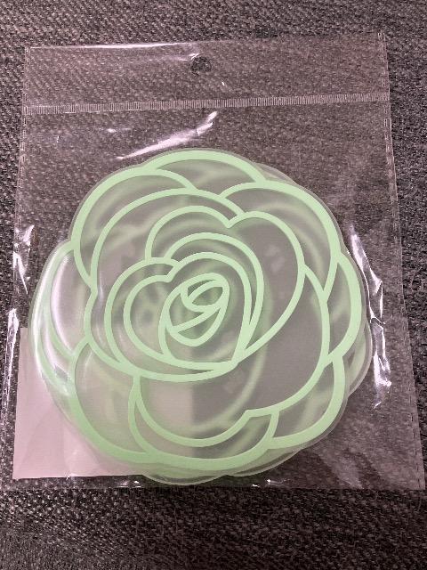 新品未開封 コースター ローズ 2個入り < インテリア/ライフ  新品未開封 コースター ローズ 2個入り  < インテリア/ライフの