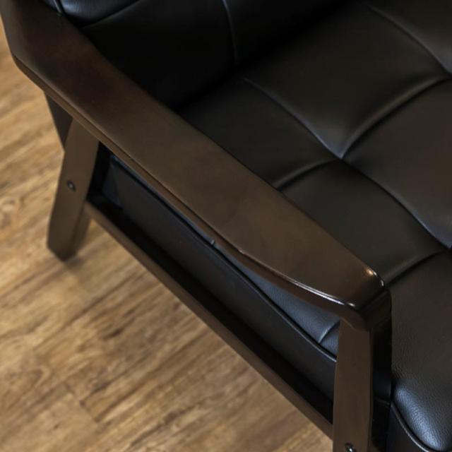 【送料無料】一人掛けレトロソファ 天然木 PVCレザー 合皮 イス 椅子 < インテリア/ライフ 【送料無料】一人掛けレトロソファ 天然木 PVCレザー 合皮 イス 椅子 < インテリア/ライフの