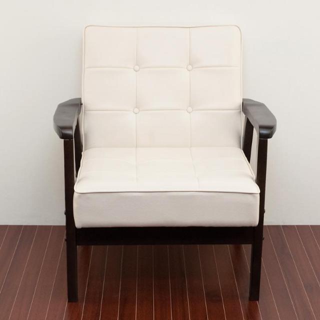 【送料無料】一人掛けレトロソファ 天然木 PVCレザー 合皮 イス 椅子 < インテリア/ライフ 【送料無料】一人掛けレトロソファ 天然木 PVCレザー 合皮 イス 椅子 < インテリア/ライフの