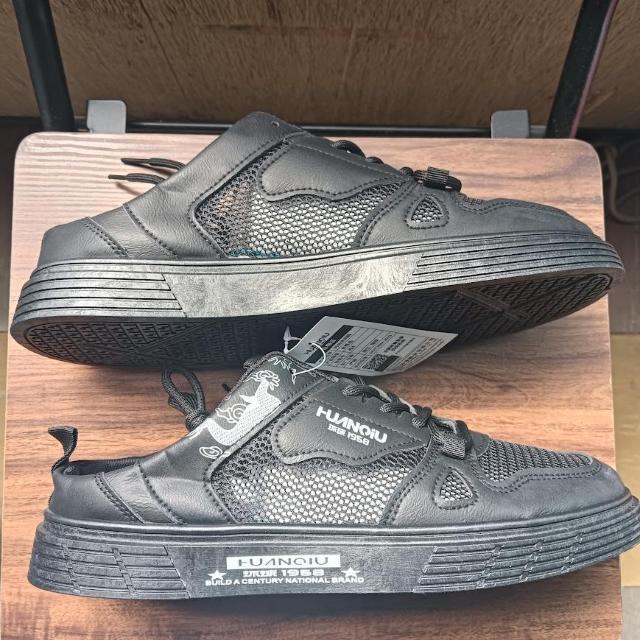 新品 26.5cm メンズ スニーカー ブラック 男女兼用 靴 43 サボ < 男性ファッション  新品 26.5cm メンズ スニーカー ブラック 男女兼用 靴 43 サボ < 男性ファッションの