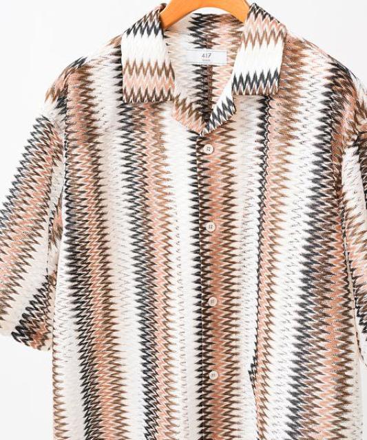 ☆EDIFICE エディフィス 半袖 シャツ 柄シャツ/メンズ/S☆新品☆新作モデル < ブランド ☆EDIFICE エディフィス 半袖 シャツ 柄シャツ/メンズ/S☆新品☆新作モデル < ブランドの