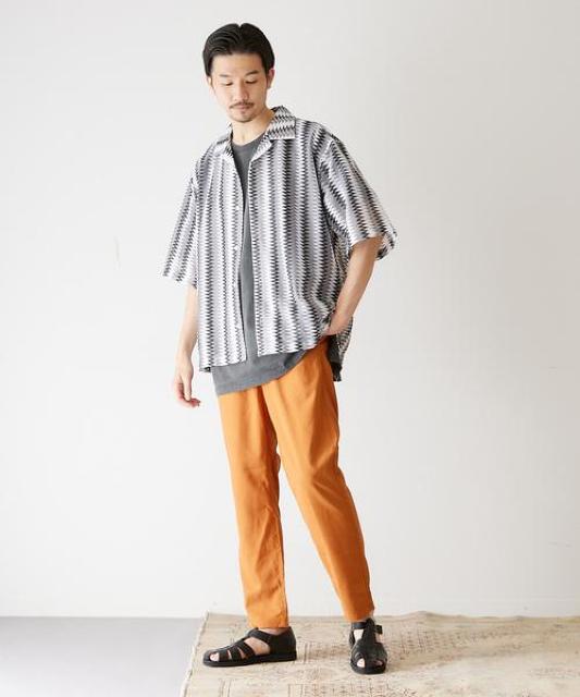 ☆EDIFICE エディフィス 半袖 シャツ 柄シャツ/メンズ/S☆新品☆新作モデル < ブランド ☆EDIFICE エディフィス 半袖 シャツ 柄シャツ/メンズ/S☆新品☆新作モデル < ブランドの