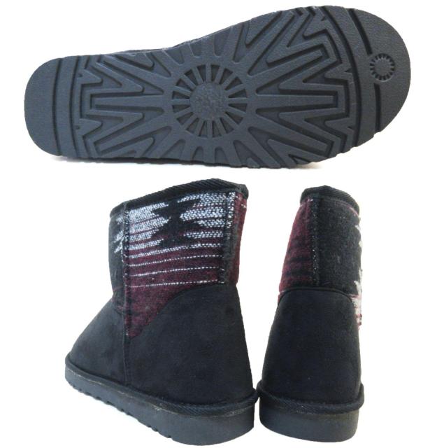 1円~C923新品Conlar Eveネイティブ柄ボア/ムートンブーツL⇒27a黒♂ < 男性ファッション 1円~C923新品Conlar Eveネイティブ柄ボア/ムートンブーツL⇒27a黒♂ < 男性ファッションの