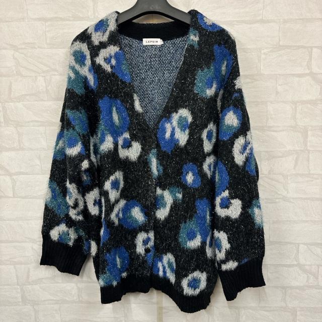 即決 LEPSIM 5ゲージ フラワー柄Vネックカーディガン < 女性ファッション 即決 LEPSIM 5ゲージ フラワー柄Vネックカーディガン < 女性ファッションの