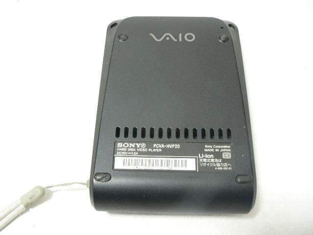 SONY  �|�[�^�u���r�f�I�v���[���[�EPCVA-HVP20�E20GB HDD���ځE�W�����N�E�����I �� �Ɠd/AV�� 