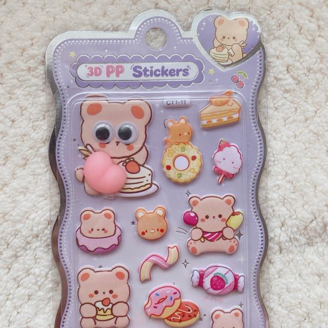 新品 おしりシール くま 3D PP ステッカー シール デコ コラージュ シール帳 N2m < インテリア/ライフ 新品 おしりシール くま 3D PP ステッカー シール デコ コラージュ シール帳 N2m < インテリア/ライフの