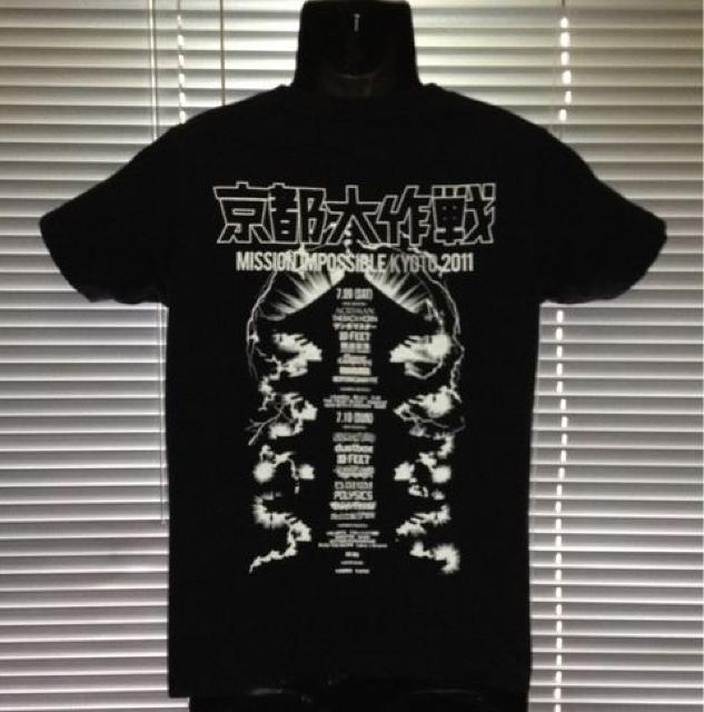 《京都大作戦》Tシャツ マキシマムザホルモン 湘南乃風 10-FEET MAN WITH A MISSION 古着 ビンテージ < 男性ファッション  《京都大作戦》Tシャツ マキシマムザホルモン 湘南乃風 10-FEET MAN WITH A MISSION 古着 ビンテージ < 男性ファッションの